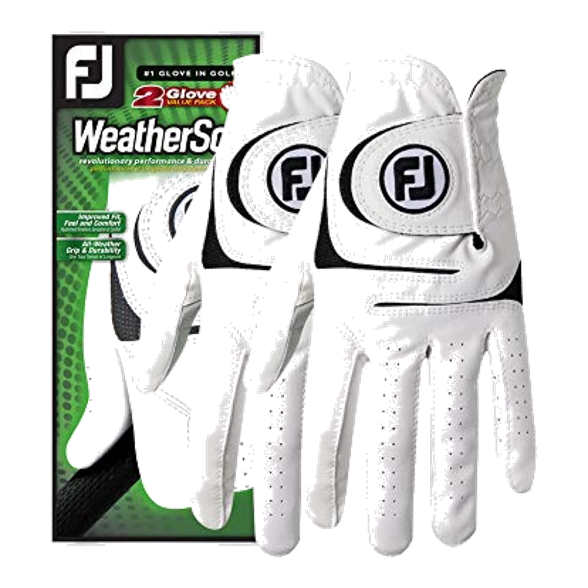 Golf accessories, rangefinder, glove, towel, and balls beside a bag